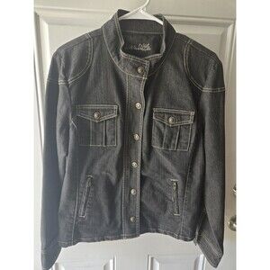 Live A Little Jean Jacket Womens L
